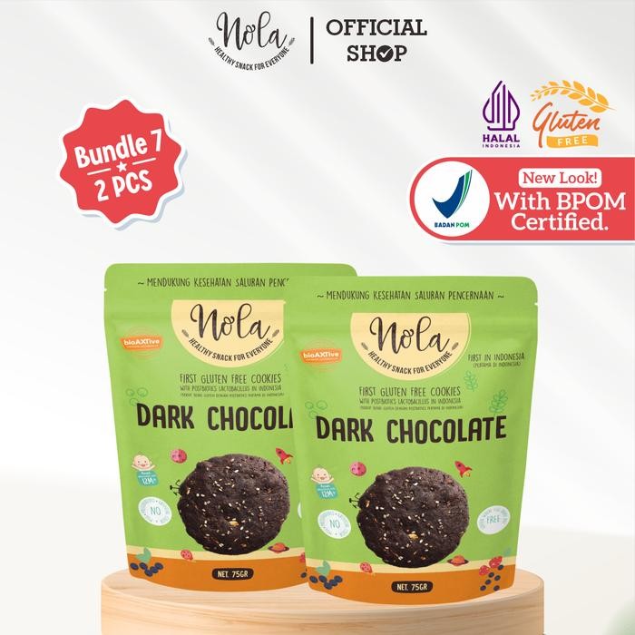 

NewZbgt- Nola Gluten Free Dark Chocolate Cookies - Bundle 7