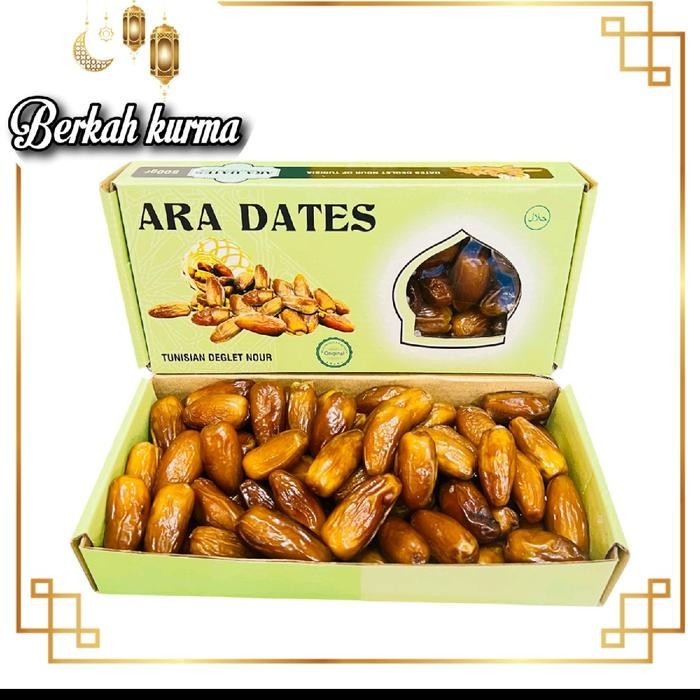 

NewZbgt- Kurma Tunisia Deglet Nour Madu 500gr ARA DATES - Snack Makanan - Food