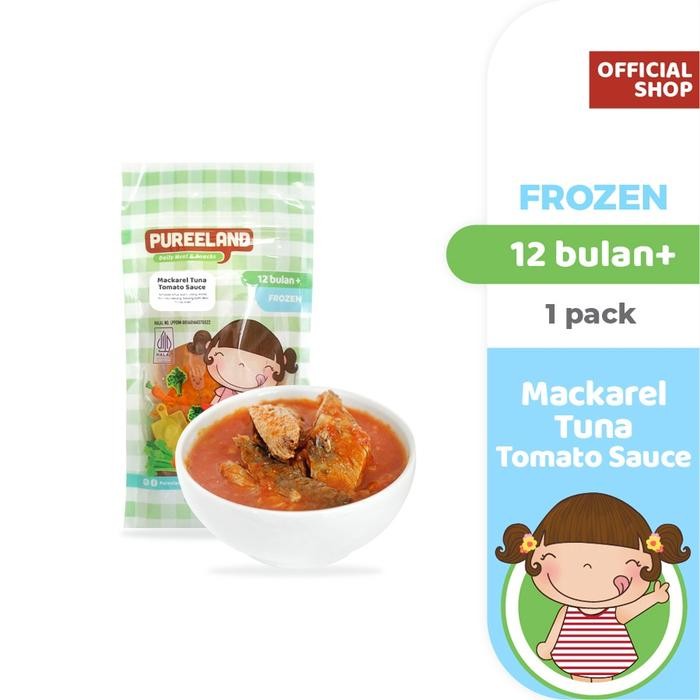

NewZbgt- Pureeland Baby Mackerel Tuna Tomato Sauce / Tuna Makarel Saus Tomat