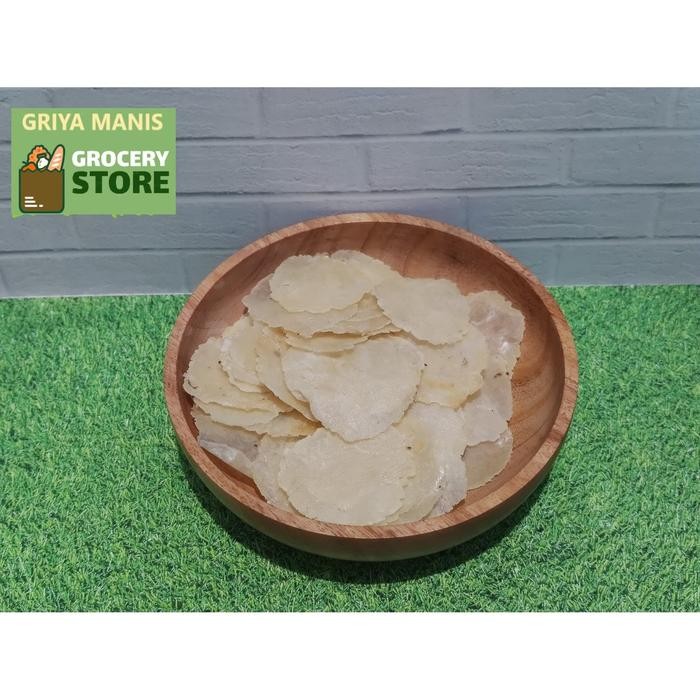 

NewZbgt- Emping Melinjo Mentah Super Tipis Potongan Kecil 500gram