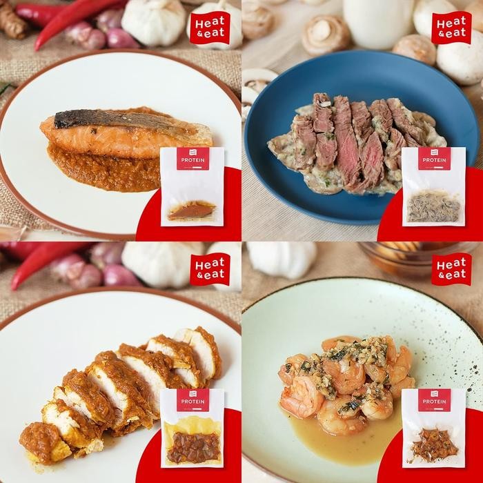 

NewZbgt- DafitHeat PROTEIN 120gr (tersedia 36 pilihan) - Dapurfit Heat n Eat