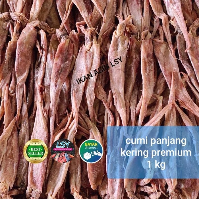 

NewZbgt- ikan asin / cumi asin panjang super 1 kg