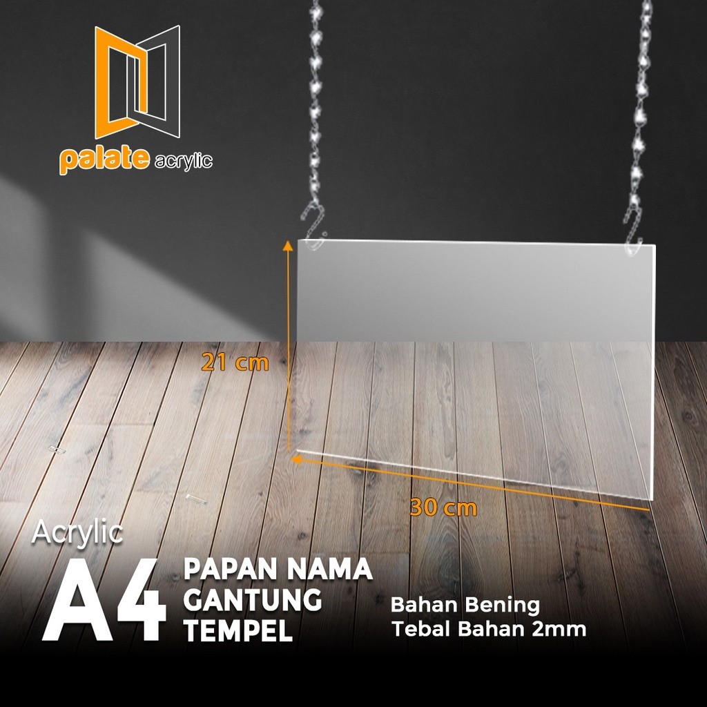 

AKRILIK BROSUR GANTUNG A4