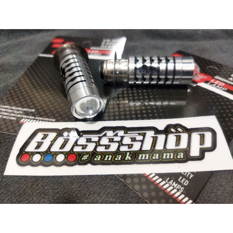 Promo  Lampu Depan Led Motor H6 Laser Plus Senja Super Terang All Motor Beat Scoopy Supra Vega