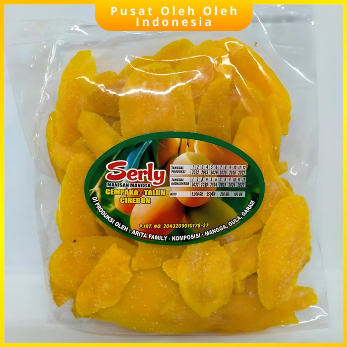 

Manisan Mangga Kering Cirebon Indramayu Serly 250gr Lezat