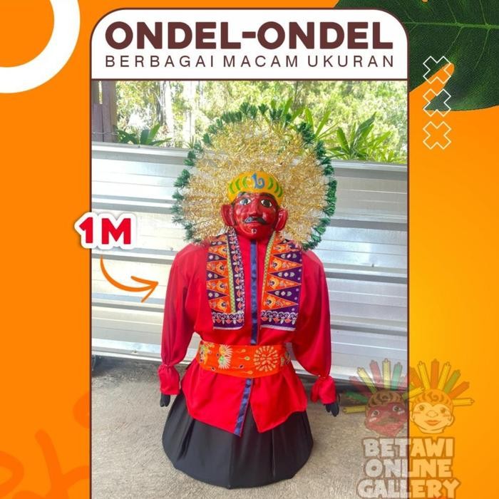 OndelOndel 1 Meter Masuk Anak / Mainan Ondel Ondel Masuk Anak