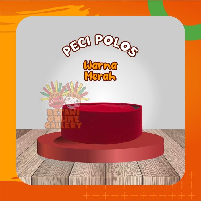 Peci / Songkok / Kopiah Merah/Maroon
