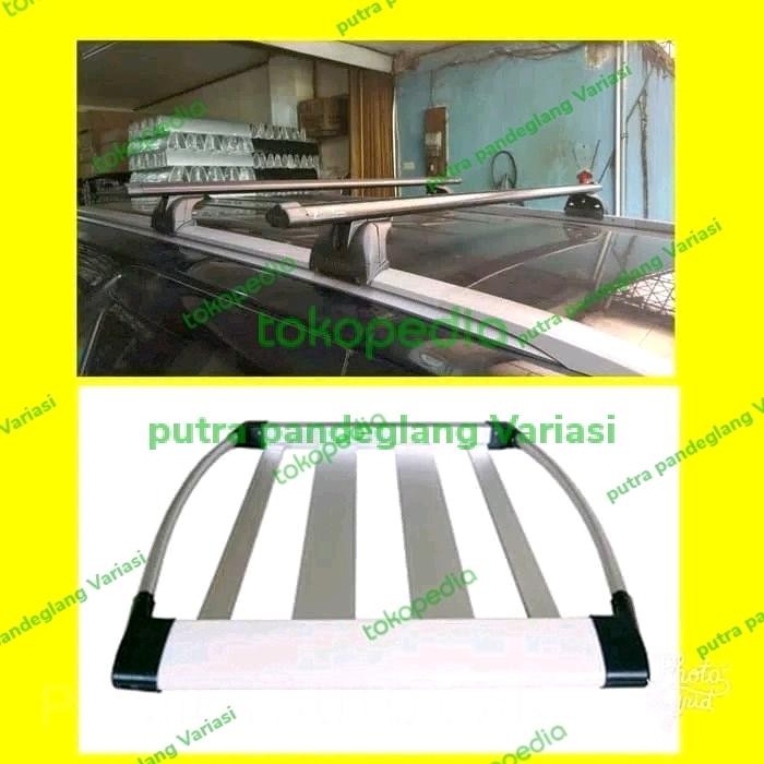 Ready Roof rack atas mobil + cross bar all new rush/ terios merek platinum