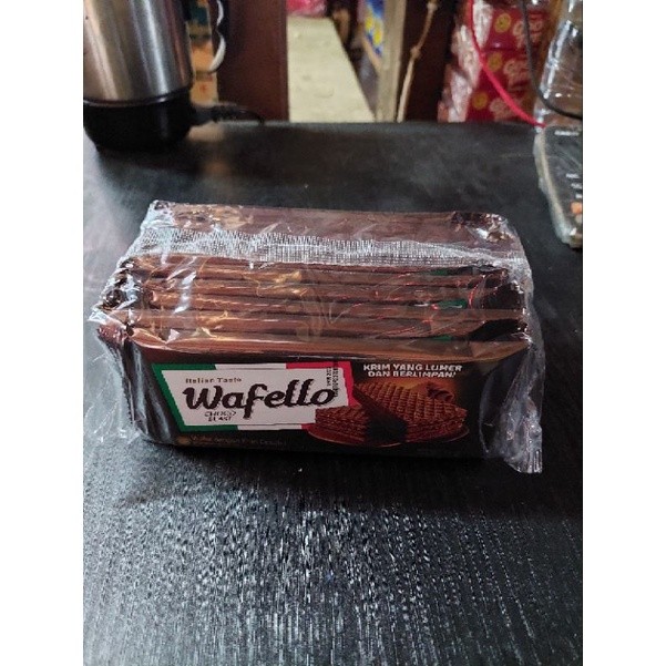 

Sajiandapur Wafello Wafer 10 Bks @ 15 Gram Coklat Caramel Coconut
