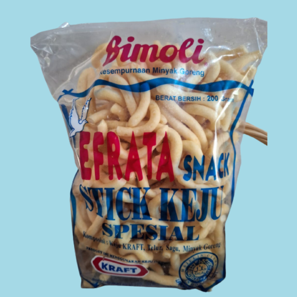 

Sajiandapur Stik Keju Kraft Efrata Asli Lampung 200 Gram
