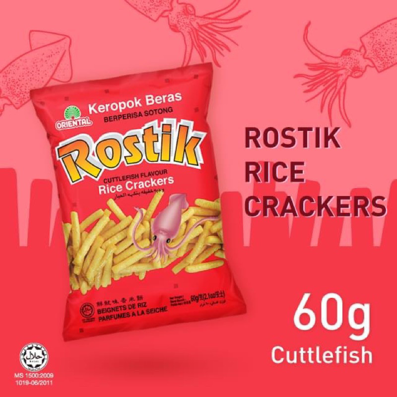 

Sajiandapur Oriental Snack Super Ring Rota Green Pea Rostik Chicken Ring 60G