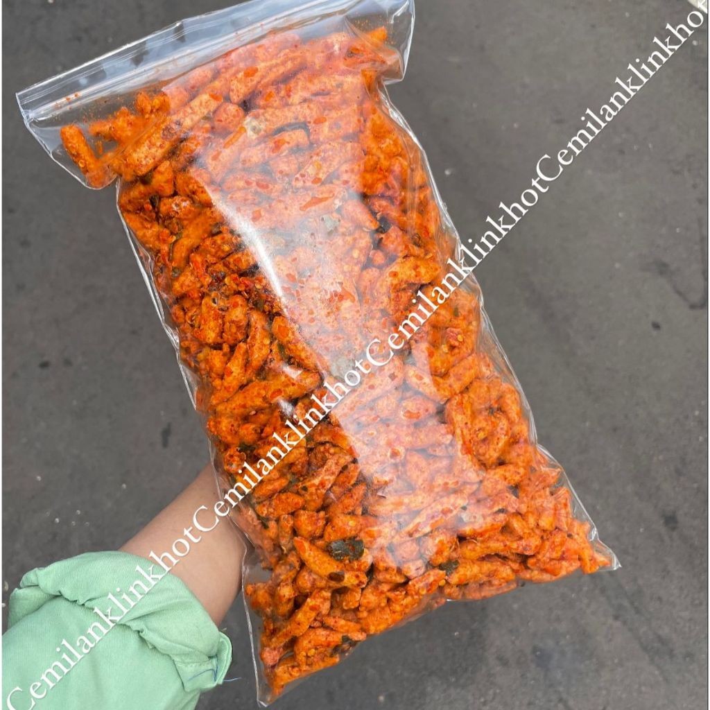 

Sajiandapur Basreng Sultan Bandung 1Kg Viral Tiktok Basreng Pedas Daun Jeruk 1Kg Cabe Asli