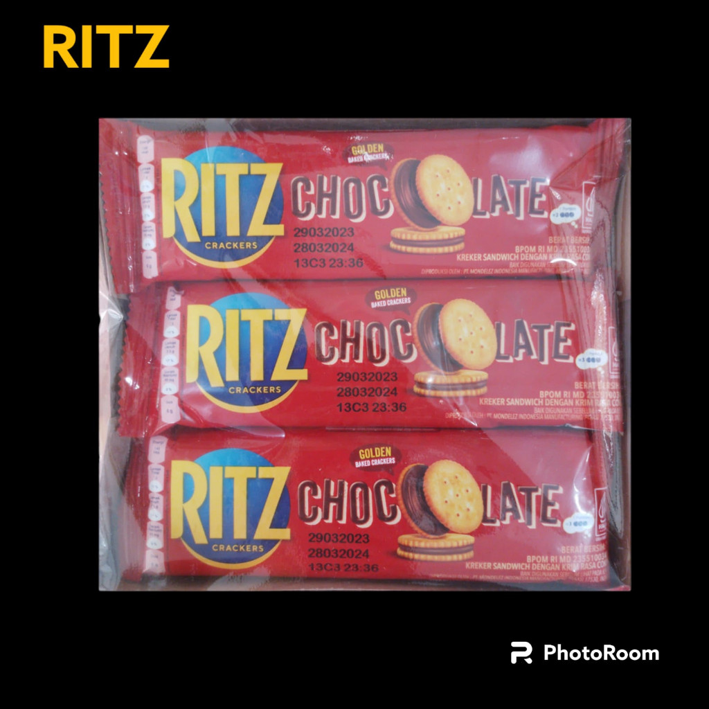 

Sajiandapur Ritz Golden Baked Crackers Chocolate 12 Packs @ 27 G