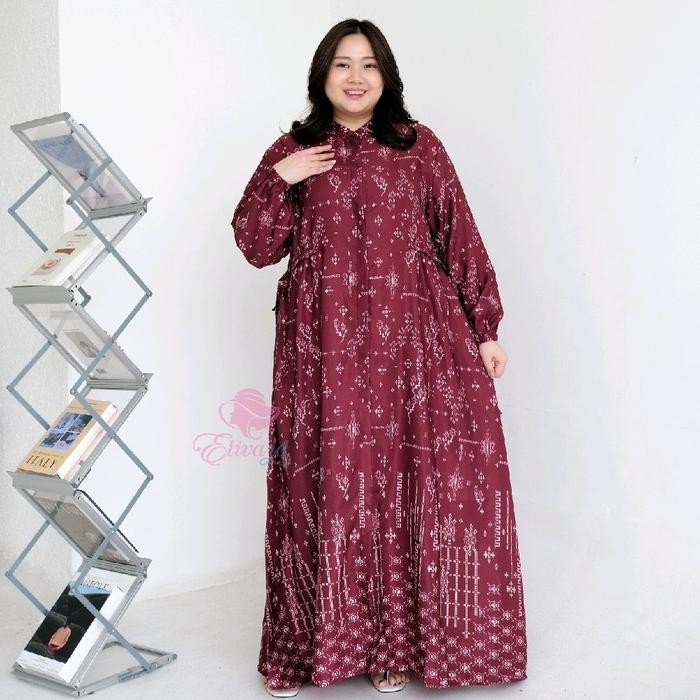 Layali- Jumbo gamis Vivian maxmara premium mewah ld 120 130 140 cm