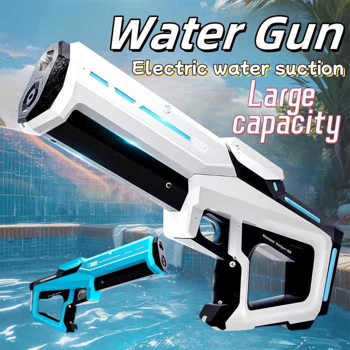 PROMO Mainan pistol air listrik berdenyut mainan pistol air self-priming anak-anak jarak jauh