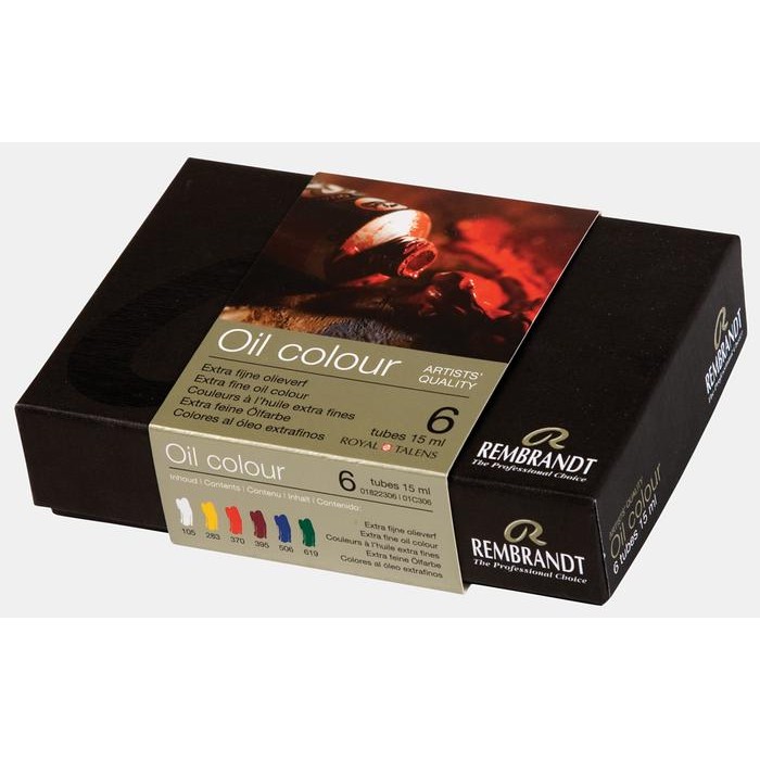 

TERLARIS REMBRANDT OIL COLOUR 6 TUBES X 15 ML