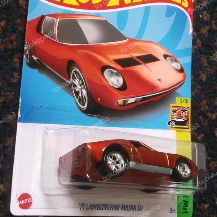 Original 100% - hot wheels ths lamborghini miura sv