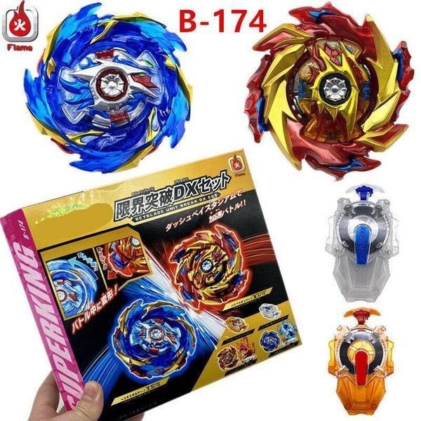 Original 100% - Beyblade Superking Hyperion Burn Beyblade Superking Helios Volcano ONE