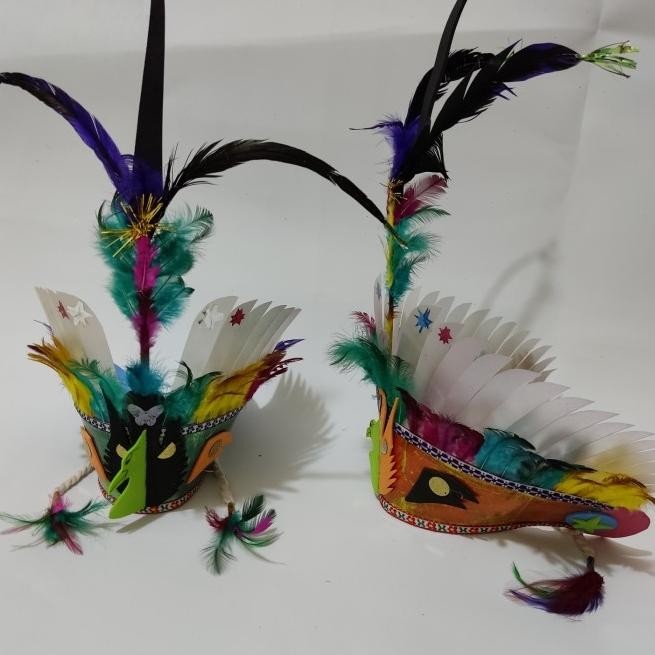 Promo mainan anak topi suku indian topi papua