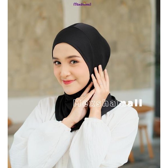 Lamia- Hijab Renang Olahraga Wanita I Ciput Ninja Sport Bahan Jersey Daleman Kerudung Jilbab