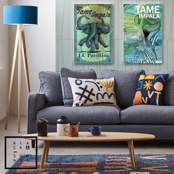 

TERLARIS Premium Poster - Tame Impala SET - Borderless Frame 42x60cm - 2pcs
