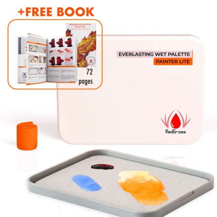 

TERLARIS Redgrass: Painter Lite Everlasting Wet Palette (Special Book Edition)