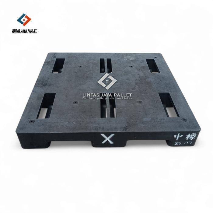 

TERLARIS Palet plastik bekas ukuran 110x110x14 cm / Pallet plastik rata
