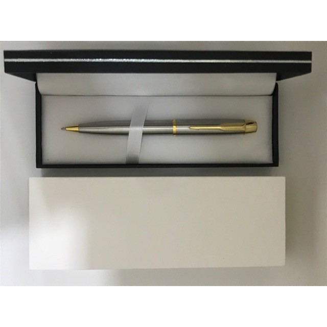 

Pulpen Promosi / Pulpen Esklusif / Pulpen Parker Sonnet TW Stainless Gt ( Klip Emas )