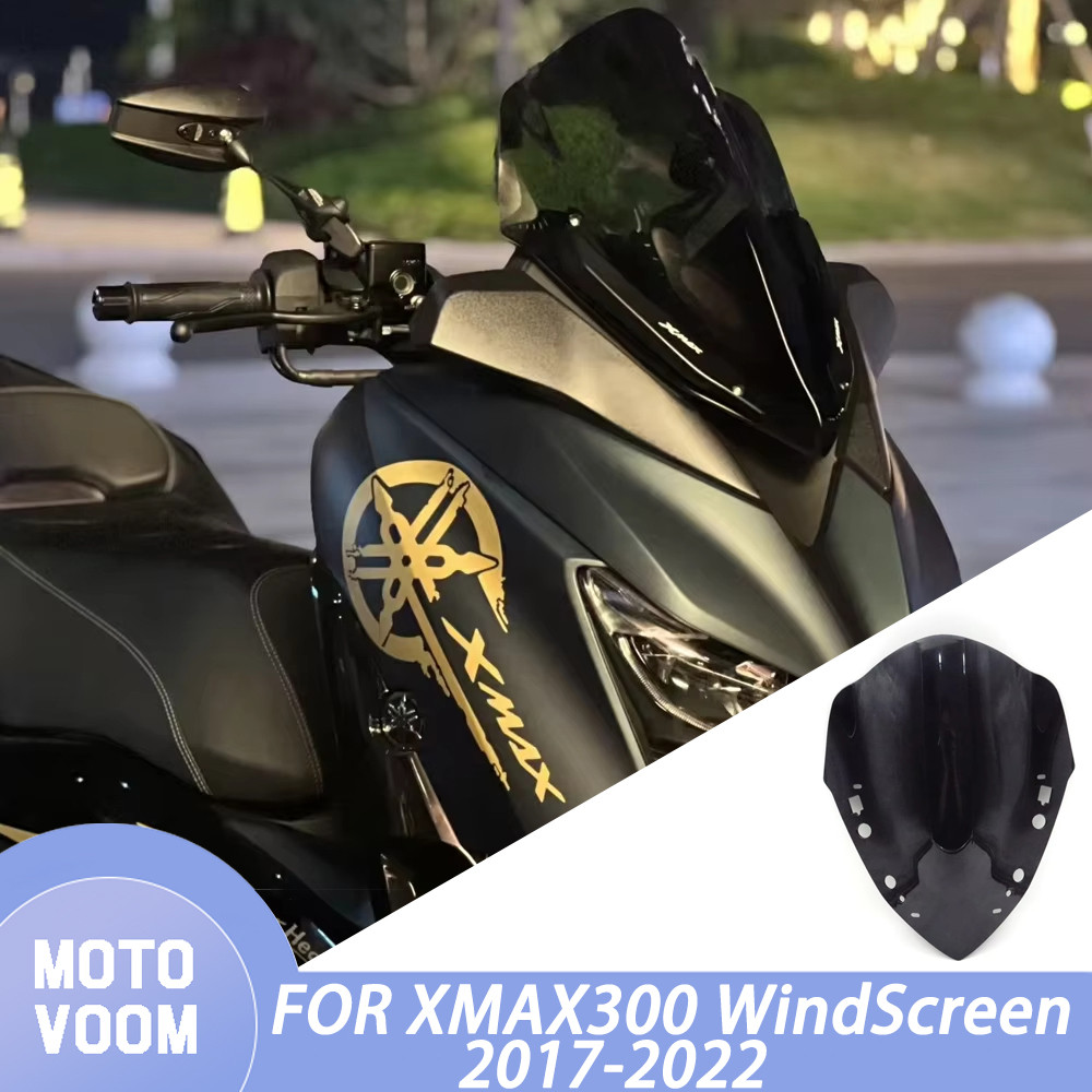 NEW MOTORCYCLE SPORT WINDSHIELD Deflector Xmax250 XMAX 250 XMAX300 X-MAX300 Front Windshield
