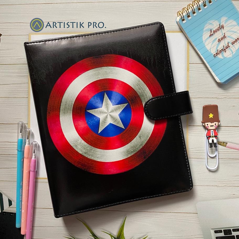 

BINDER PRINTING MOTIP CAPTAIN AMERICA BLACK