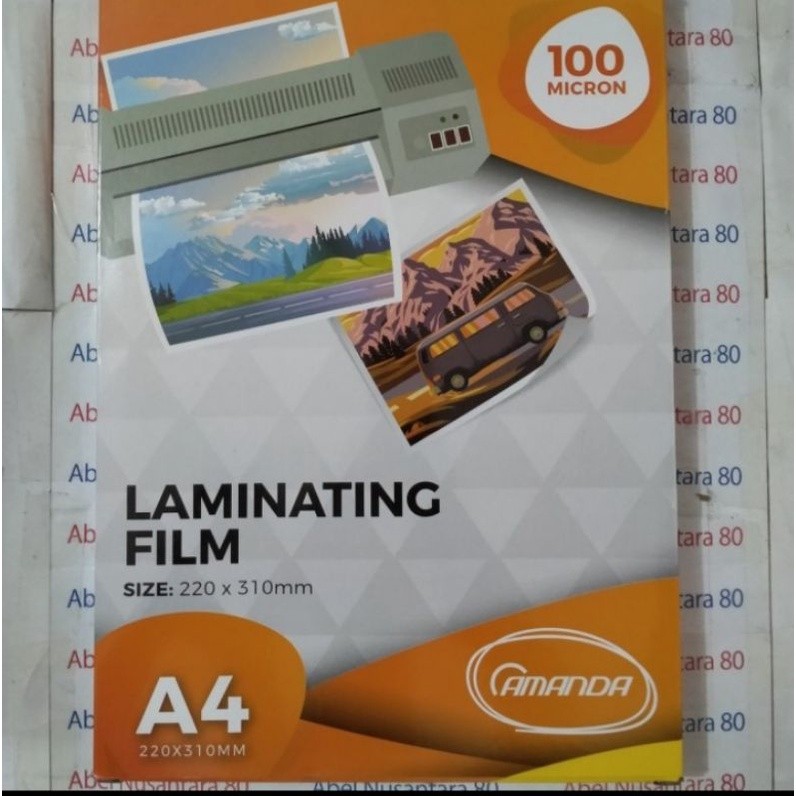 

Plastik laminating A4 Amanda