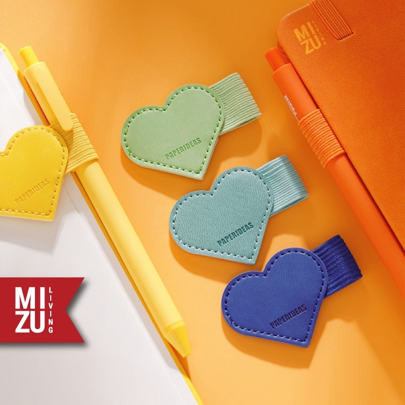 

UM1 PAPERIDEAS Elastic PEN LOOP with Sticker for Notebook Journal Handphone Monitor Fountain Pen