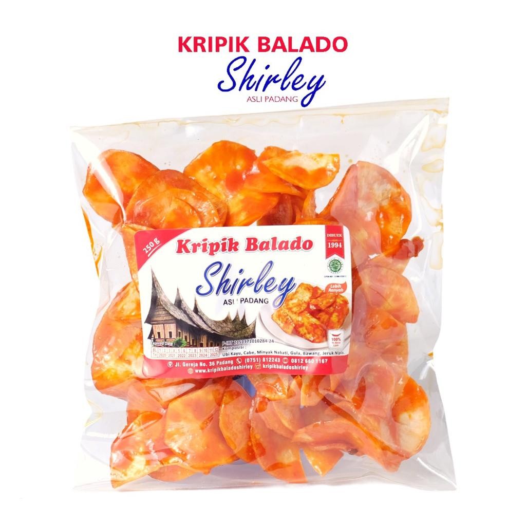 

AYOOOLLARIZSS!! keripik balado sanjay shirley asli padang 250g bulat