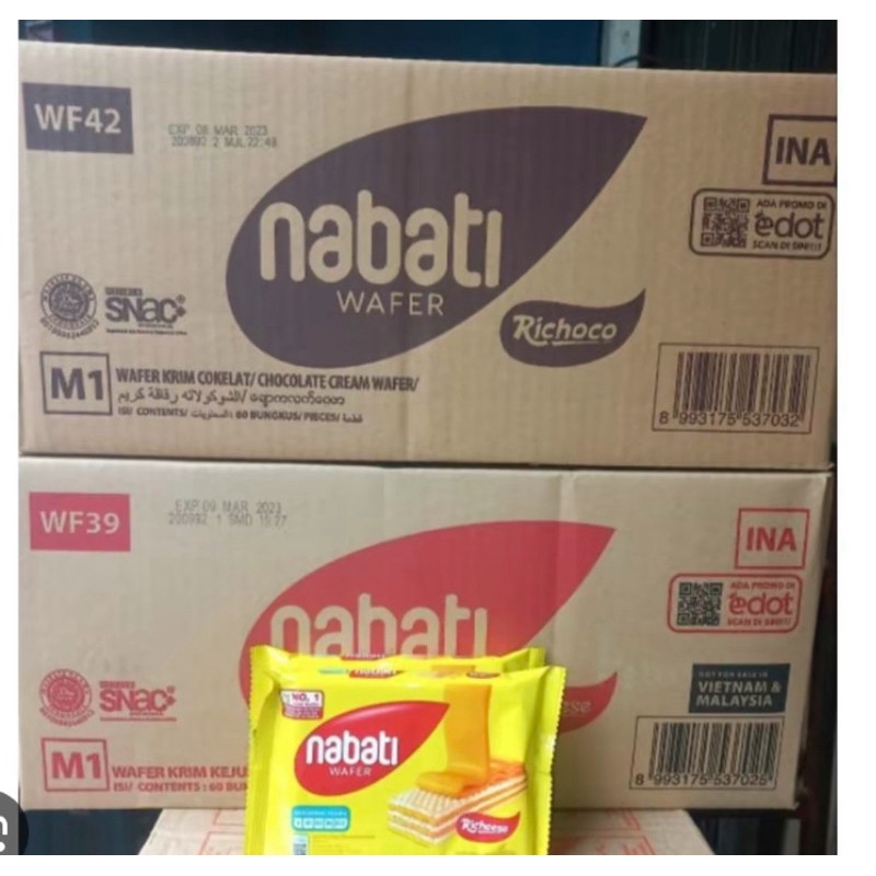 

AYOOOLLARIZSS!! [BISA MIX RASA] WAFER NABATI 1 DUS EXP NOV 2025 RICHEESE NABATI ISI 60 PCS KEJU