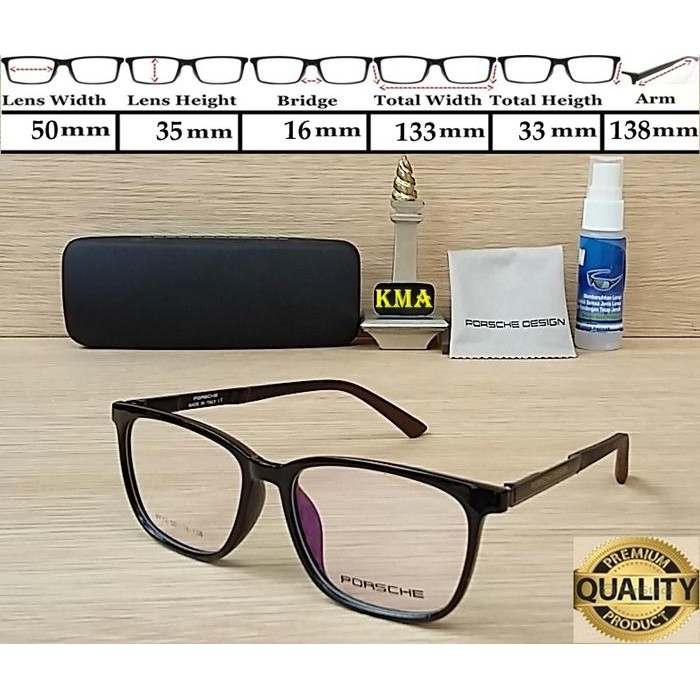 Terhemat Kacamata Minus Porsche Design Frame Kacamata Minus Premium Terbaru