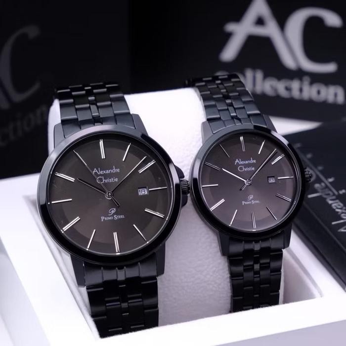Jam Tangan Couple Alexandre Christie Ac1036 Ac 1036 Asli 100%