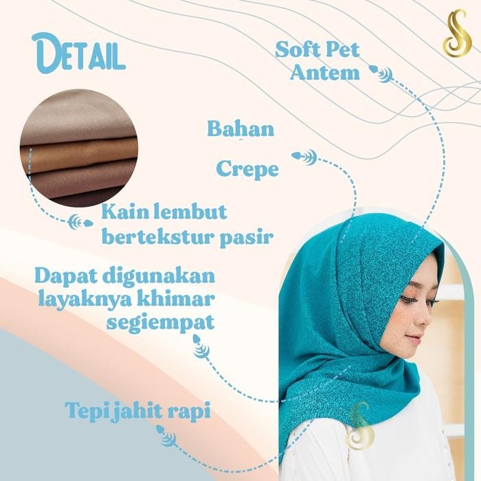 Nayyir- Segitiga Instan HQ Crepe Soft Pad Antem