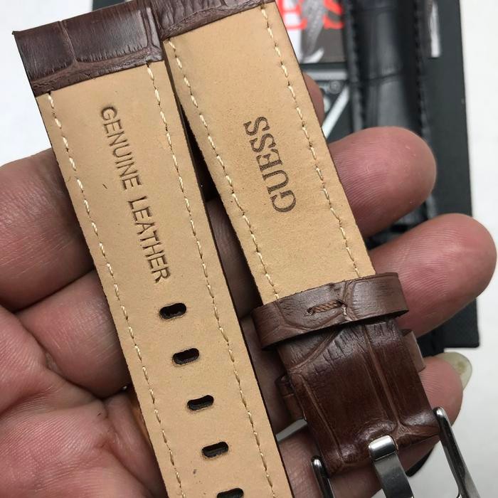 Unik Tali Jam Tangan Guess Kulit Croco Original