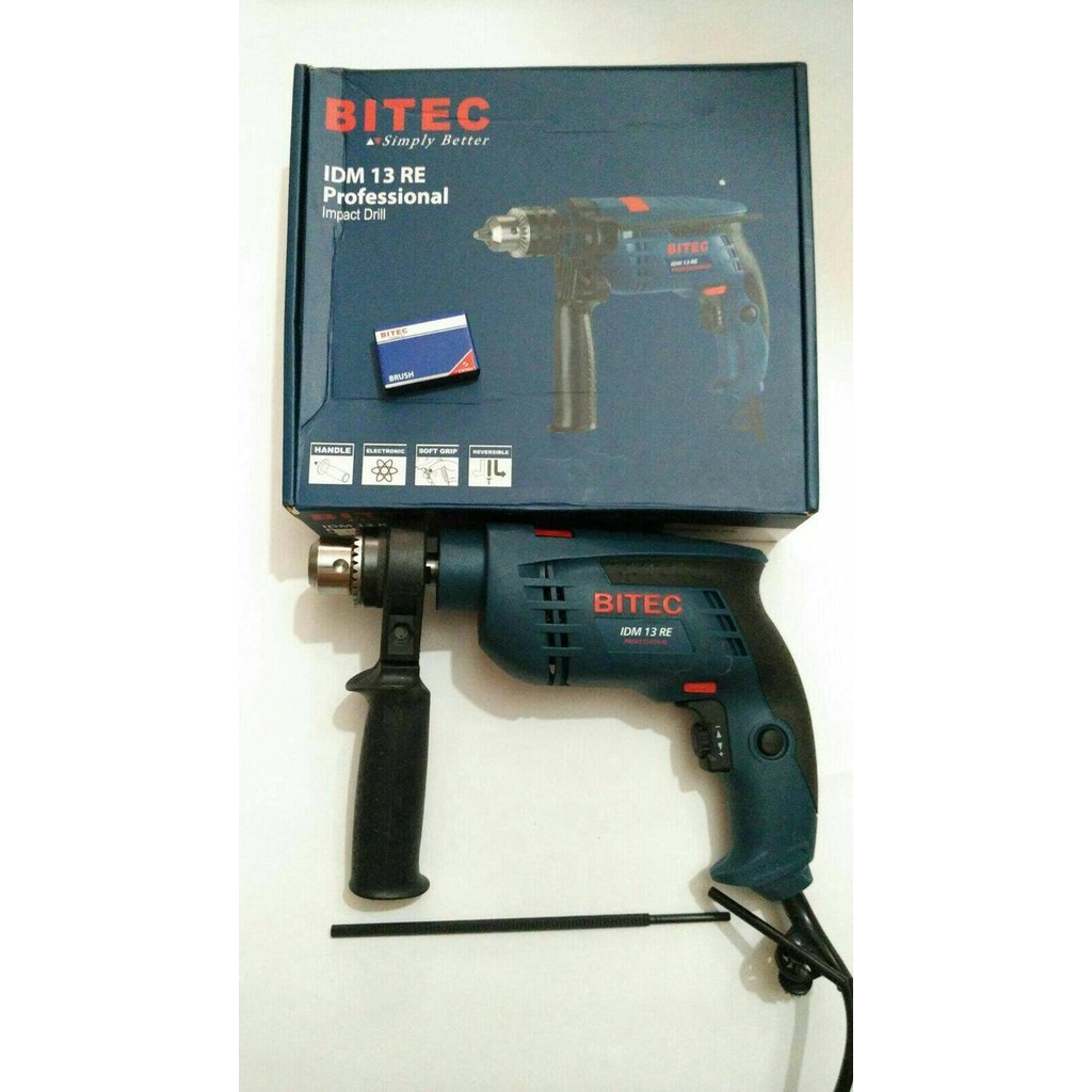 Impact Drill Bor Beton Bor Tembok 13mm BITEC idm 13 re / IDM13RE