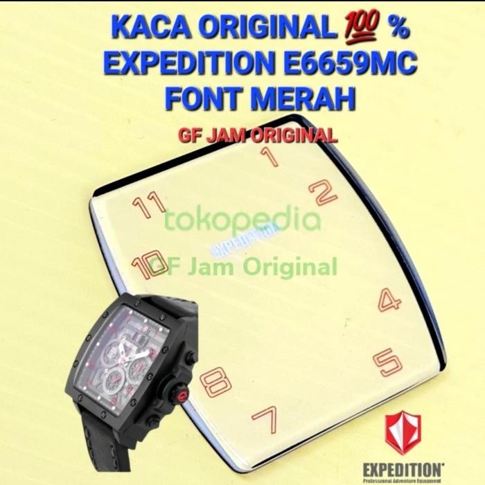Paling Baik Kaca Jam Tangan Expedition E6659 E 6659 Original 100% Part Dijamin
