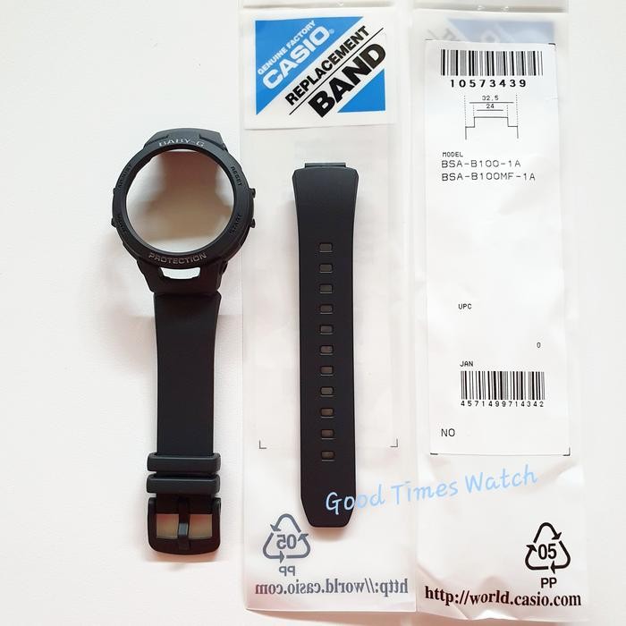 Paling Murah Paket Strap Bezel Baby-G Bsa-B100-1A Bsa B100 Casio Original