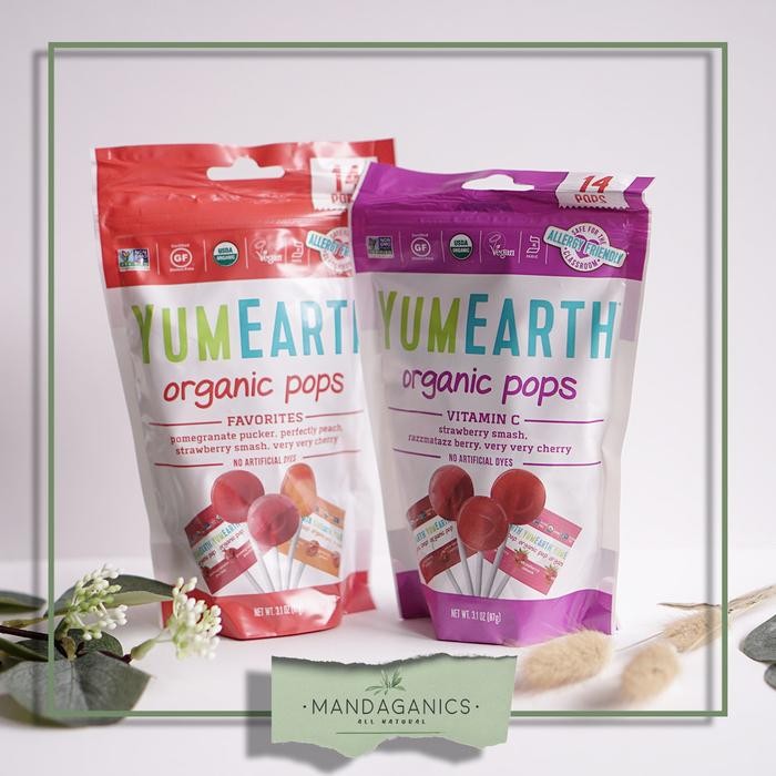 

Dapur Joglo Yumearth Organic Pops Vitamin C Favorites 14 Pops