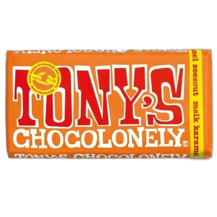 

Dapur Joglo Tony'S Chocolonely Caramel Sea Salt Chocolate Bar 180 Gr Coklat