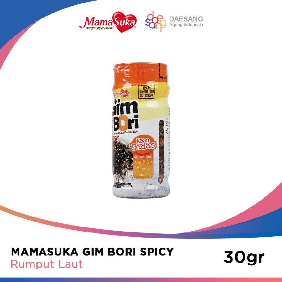 

Dapur Joglo Bon Nori Mamasuka Rumput Laut Kering Nori Tabur 30 Gram Rumput Laut Botol Gim Bori