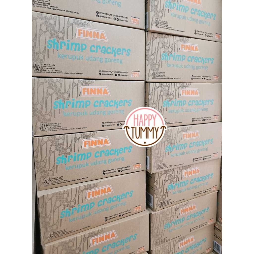 

Dapur Joglo Exp Agustus 2025 - Rasa Udang / Bawang Finna Kerupuk 1Dus Isi 120 Pcs Udang Siap Makan
