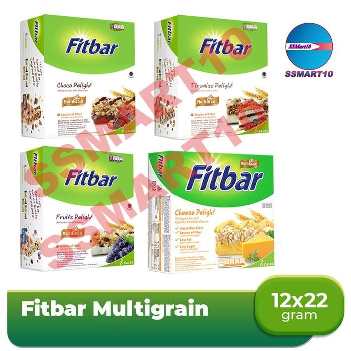 

EatFr3sh- Fitbar Multigrain Chesee Delight (KEJU)/COKLAT 12 X 20 gr Snack