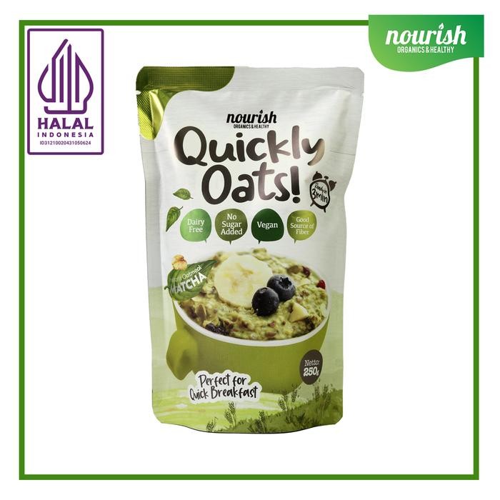 

EatFr3sh- Quickly Oats! Instant Oatmeal Matcha BUY 1 GET 1 FREE (250gr x 2pc)