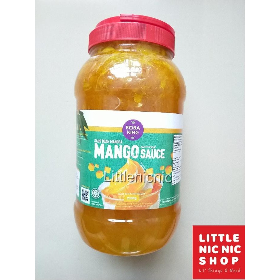 

EatFr3sh- Boba King Mango Sauce 2 kg topping Jam Mangga