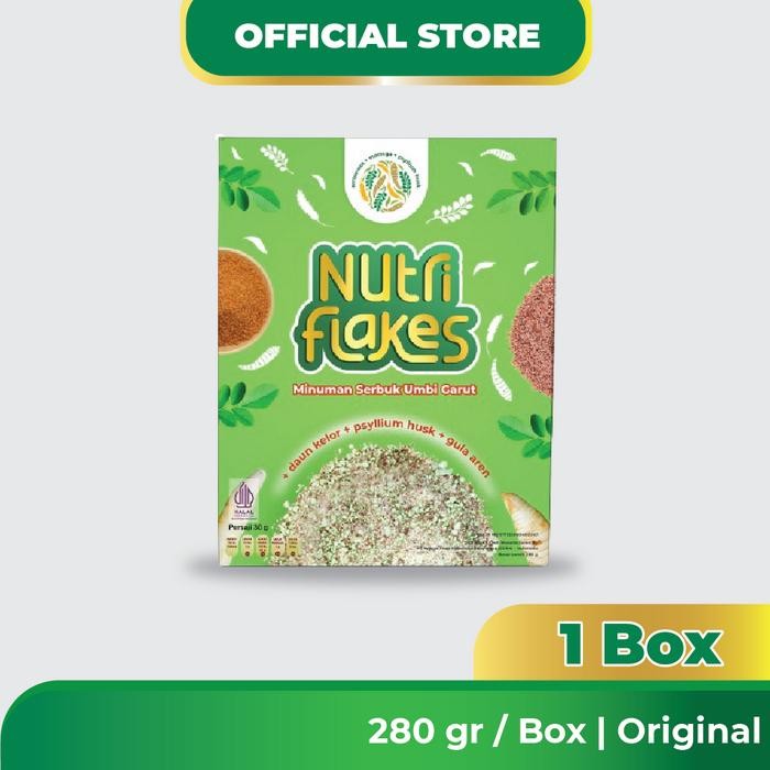 

EatFr3sh- 1 Box Nutriflakes Minuman Serbuk Umbi Garut