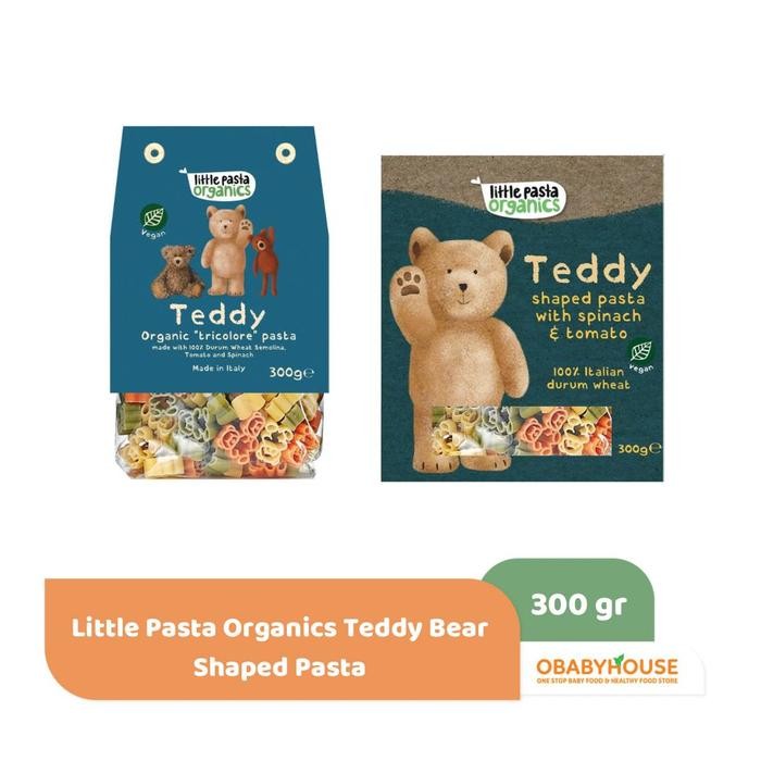 

EatFr3sh- Little Pasta Organics Teddy Bear Shaped Pasta 300 gr